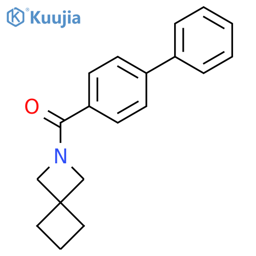 2-{[1,1'-Biphenyl]-4-carbonyl}-2-azaspiro[3.3]heptane structure