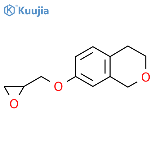 7-(Oxiran-2-ylmethoxy)-3,4-dihydro-1H-isochromene structure