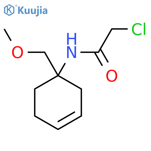 2-chloro-N-1-(methoxymethyl)cyclohex-3-en-1-ylacetamide structure