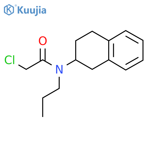 2-Chloro-N-propyl-N-(1,2,3,4-tetrahydronaphthalen-2-yl)acetamide structure