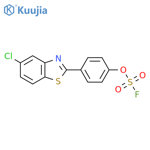 4-(5-Chloro-1,3-benzothiazol-2-yl)phenyl sulfurofluoridate structure