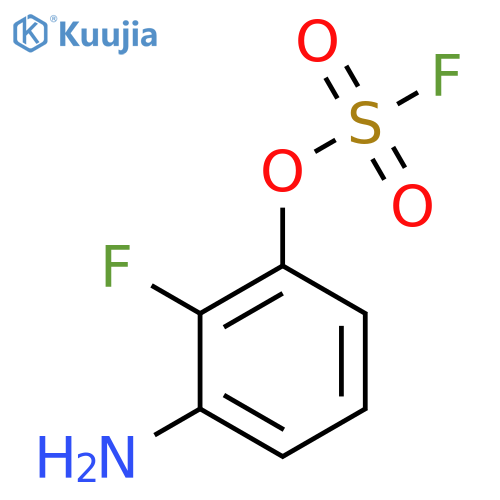 1-Amino-2-fluoro-3-fluorosulfonyloxybenzene structure