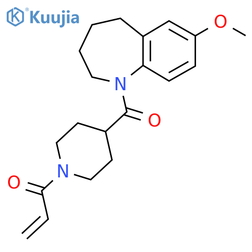 1-[4-(7-Methoxy-2,3,4,5-tetrahydro-1-benzazepine-1-carbonyl)piperidin-1-yl]prop-2-en-1-one structure