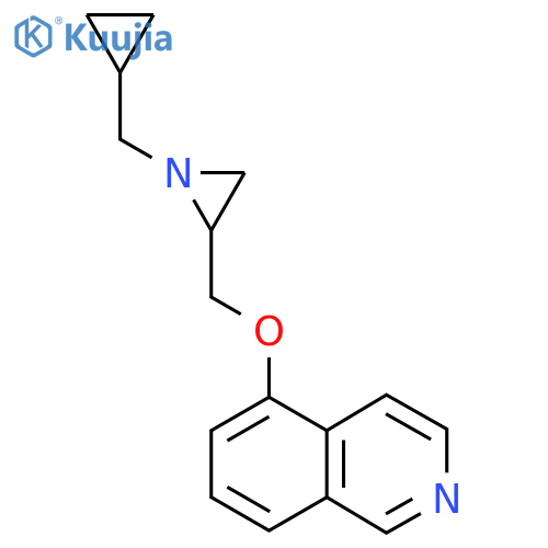 5-[[1-(Cyclopropylmethyl)aziridin-2-yl]methoxy]isoquinoline structure