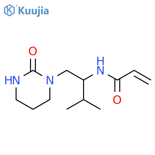 N-3-methyl-1-(2-oxo-1,3-diazinan-1-yl)butan-2-ylprop-2-enamide structure