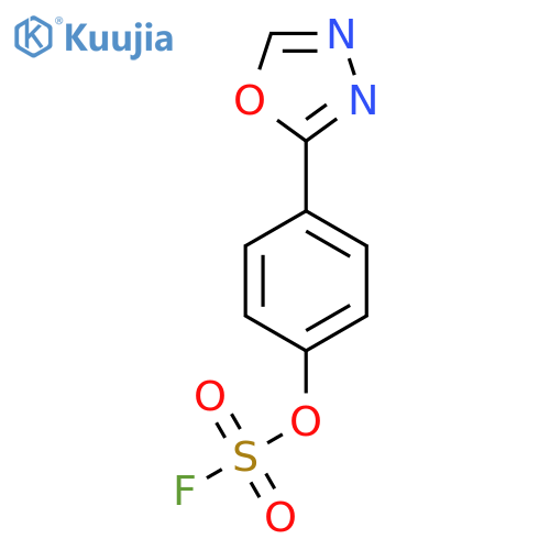 2-(4-Fluorosulfonyloxyphenyl)-1,3,4-oxadiazole structure