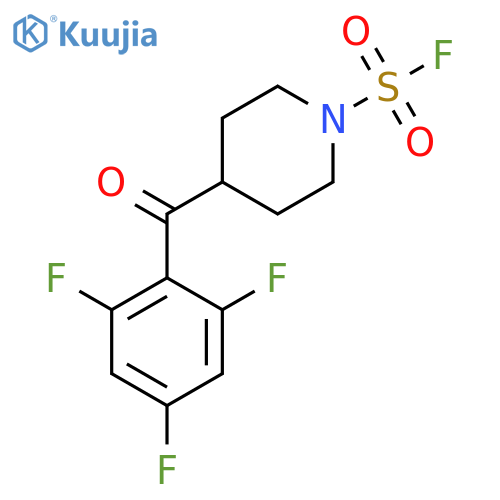 4-(2,4,6-Trifluorobenzoyl)piperidine-1-sulfonyl fluoride structure