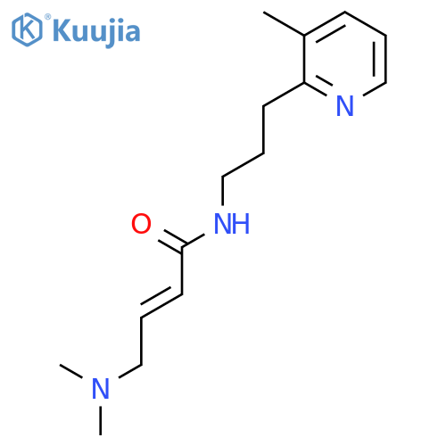 (2E)-4-(dimethylamino)-N-3-(3-methylpyridin-2-yl)propylbut-2-enamide structure