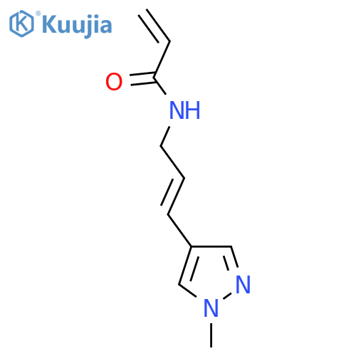 N-3-(1-methyl-1H-pyrazol-4-yl)prop-2-en-1-ylprop-2-enamide structure
