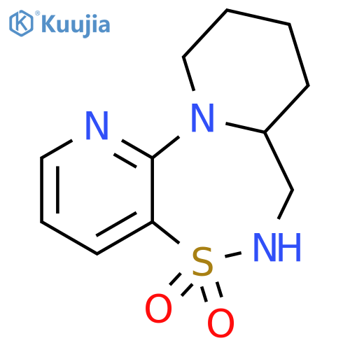 6H-Dipyrido[2,1-d:2',3'-f][1,2,5]thiadiazepine, 7,7a,8,9,10,11-hexahydro-, 5,5-dioxide structure