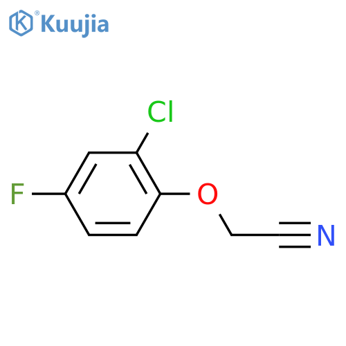 2-(2-Chloro-4-fluorophenoxy)acetonitrile structure