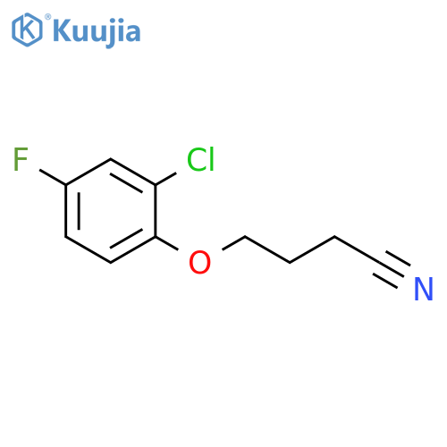4-(2-Chloro-4-fluoro-phenoxy)butanenitrile structure