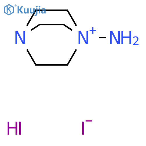 1-Amino-1,4-diazabicyclo[2.2.2]octan-1-ium iodide hydroiodide structure