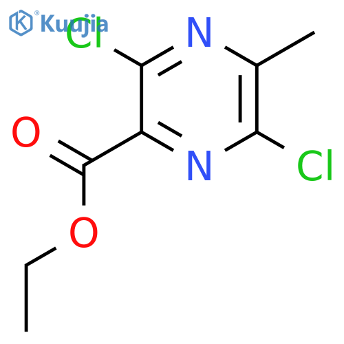 Ethyl 3,6-dichloro-5-methyl-pyrazine-2-carboxylate structure