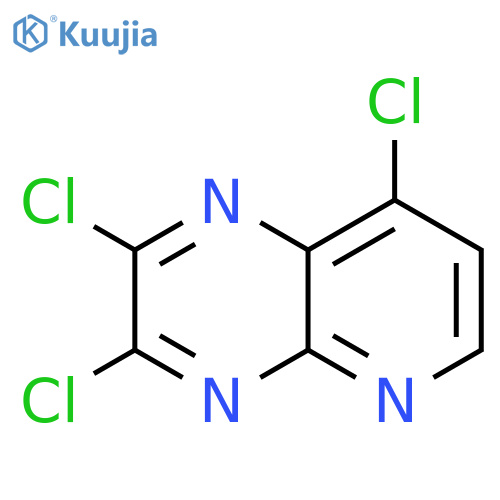 Pyrido[2,3-b]pyrazine, 2,3,8-trichloro- structure