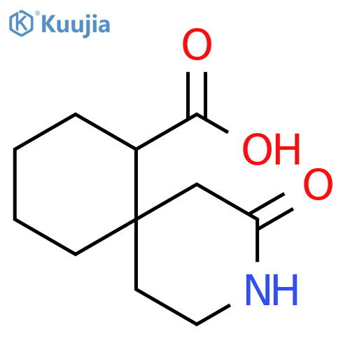 4-oxo-3-azaspiro[5.5]undecane-11-carboxylic acid structure