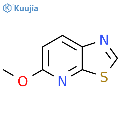 Thiazolo[5,4-b]pyridine, 5-methoxy- structure
