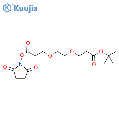 t-Butoxycarbonyl-PEG2-NHS ester structure