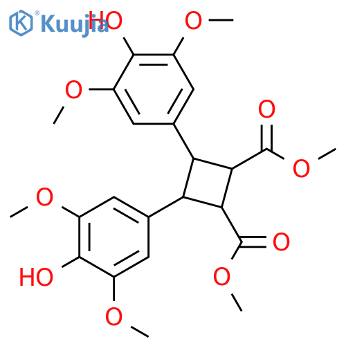 7,7'-Cyclo-3,3',4,4',5,5'-hexahydroxy-8,8'-lignan-9,9'-dioic acid; (7S,7'S,8R,8'R)-form, 3,3',5,5'-Tetra-Me ether, di-Me ester structure
