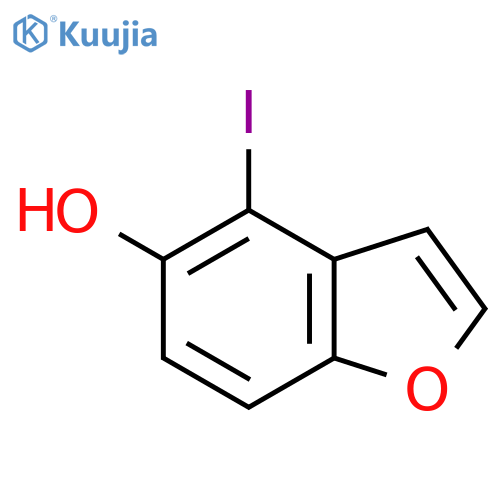 4-Iodo-1-benzofuran-5-ol structure