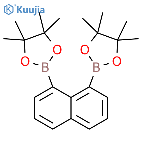 1,3,2-Dioxaborolane, 2,2'-(1,8-naphthalenediyl)bis[4,4,5,5-tetramethyl- structure