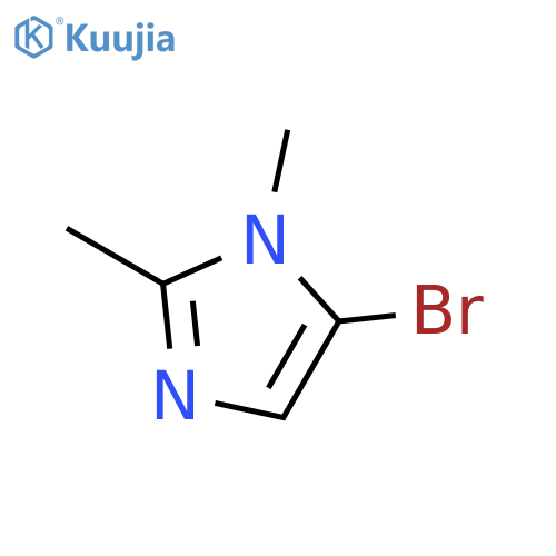 5-Bromo-1,2-dimethyl-1H-imidazole structure