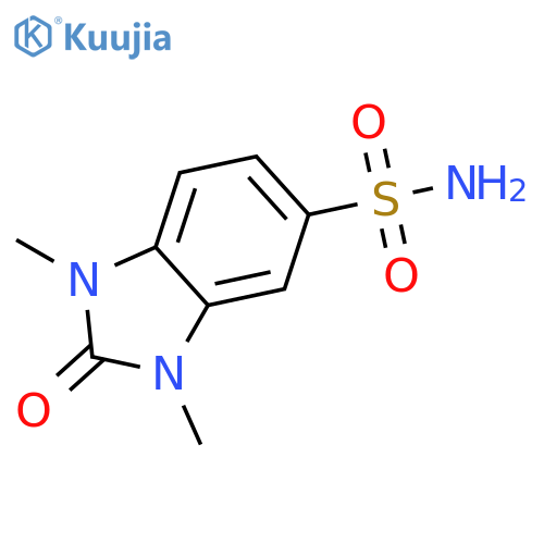 1,3-Dimethyl-2-oxo-2,3-dihydro-1H-1,3-benzodiazole-5-sulfonamide structure