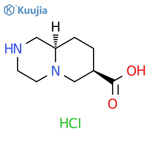 2H-Pyrido[1,2-a]pyrazine-7-carboxylic acid, octahydro-, hydrochloride (1:2), (7R,9aR)- structure