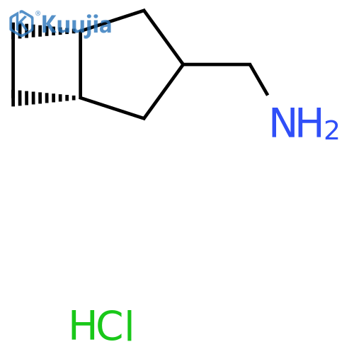 1-(1R,5S)-bicyclo3.2.0heptan-3-ylmethanamine hydrochloride structure