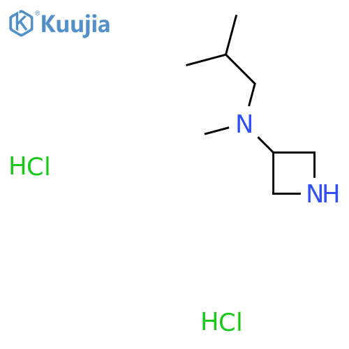 N-Methyl-N-(2-methylpropyl)azetidin-3-amine;dihydrochloride structure
