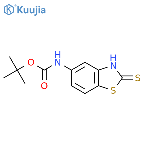 tert-butyl N-(2-sulfanyl-1,3-benzothiazol-5-yl)carbamate structure