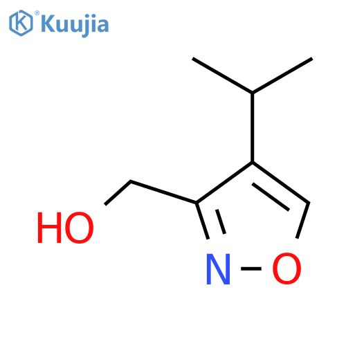 (4-Propan-2-yl-1,2-oxazol-3-yl)methanol structure