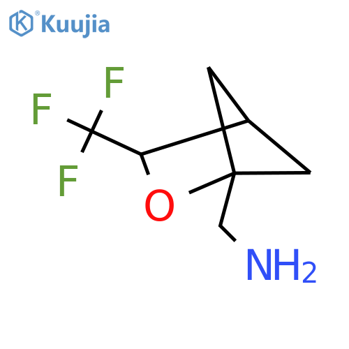 1-[3-(Trifluoromethyl)-2-oxabicyclo[2.1.1]hexan-1-yl]methanamine structure