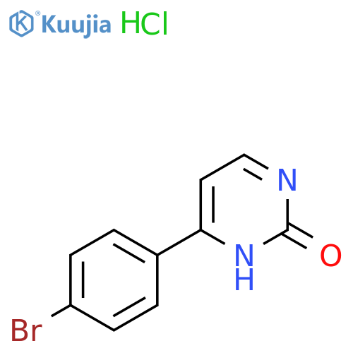 4-(4-bromophenyl)pyrimidin-2-ol hydrochloride structure