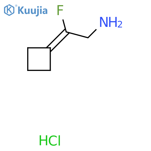 2-Cyclobutylidene-2-fluoroethanamine;hydrochloride structure