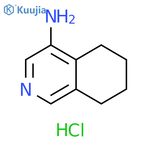 5,6,7,8-tetrahydroisoquinolin-4-amine hydrochloride structure