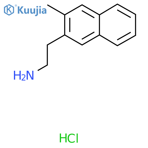 2-(3-Methylnaphthalen-2-yl)ethanamine;hydrochloride structure