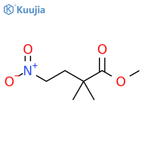 Methyl 2,2-dimethyl-4-nitrobutanoate structure