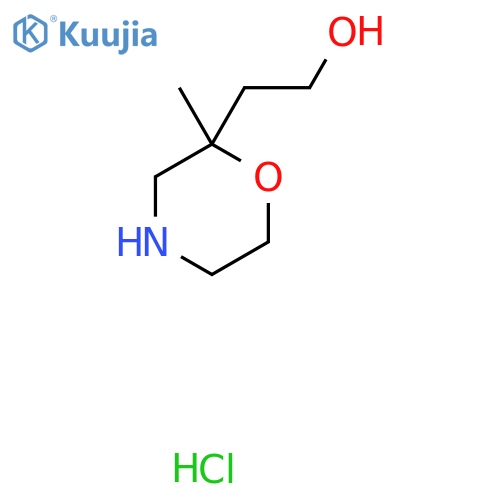 2-(2-Methylmorpholin-2-yl)ethanol;hydrochloride structure