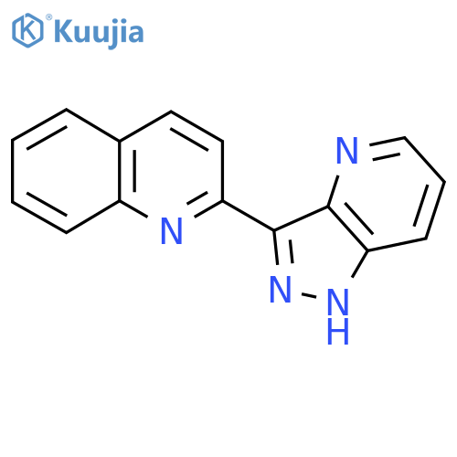 2-{1H-pyrazolo4,3-bpyridin-3-yl}quinoline structure