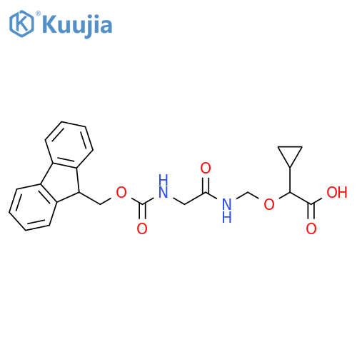 3,10-Dioxa-5,8-diazaundecanoic acid, 2-cyclopropyl-11-(9H-fluoren-9-yl)-6,9-dioxo- structure