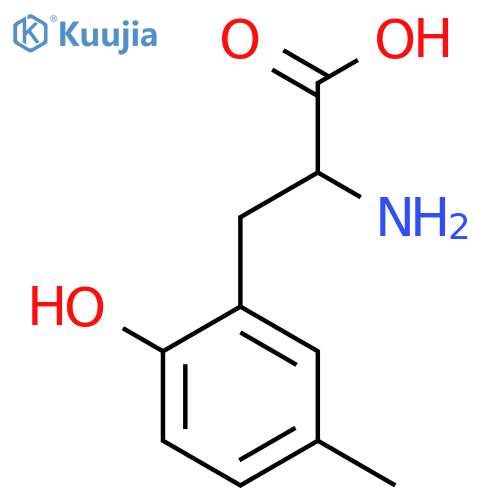 2-AMINO-3-(2-HYDROXY-5-METHYLPHENYL)PROPANOIC ACID structure