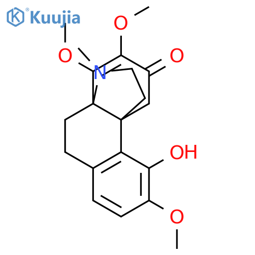 Hasubanan-6-one,7,8-didehydro-4-hydroxy-3,7,8-trimethoxy-17-methyl- structure