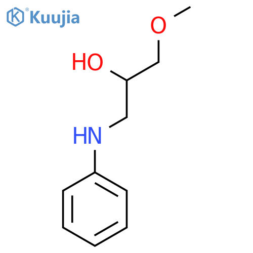 2-Propanol,1-methoxy-3-(phenylamino)- structure