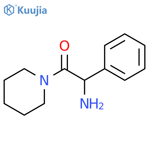 2-amino-2-phenyl-1-(piperidin-1-yl)ethan-1-one structure