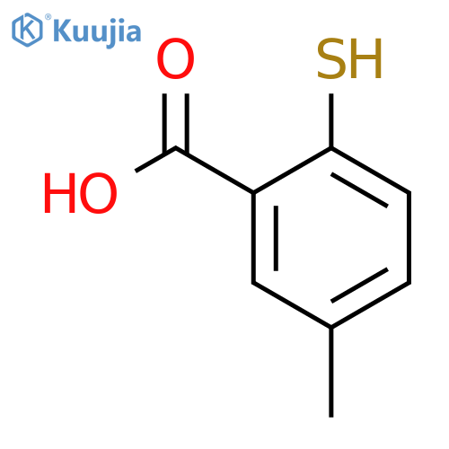 2-mercapto-5-methylbenzoic acid structure