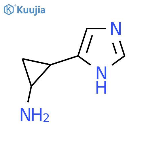 2-(1H-imidazol-4-yl)cyclopropan-1-amine structure