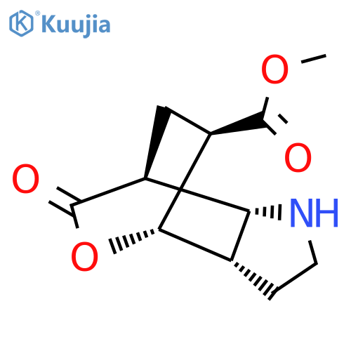 rac-methyl (1R,2S,6R,7R,11S)-9-oxo-8-oxa-3-azatricyclo5.2.2.0,2,6undecane-11-carboxylate structure