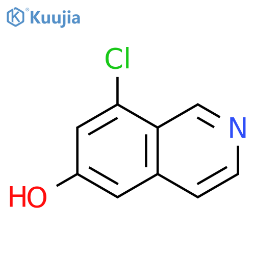 8-chloroisoquinolin-6-ol structure
