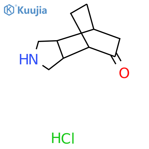 4-azatricyclo5.2.2.0,2,6undecan-8-one hydrochloride structure